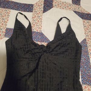 Black Gingham Dress